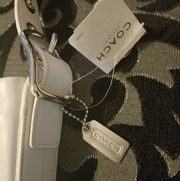 Coach Handbags - White coach purse